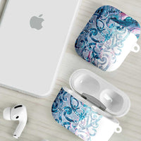Turquoise Paua Shell Maori AirPods Case Koru Kowhaiwhai - Polynesian Pride
