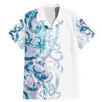Turquoise Paua Shell Maori Family Matching Mermaid Dress and Hawaiian Shirt Koru Kowhaiwhai - Polynesian Pride