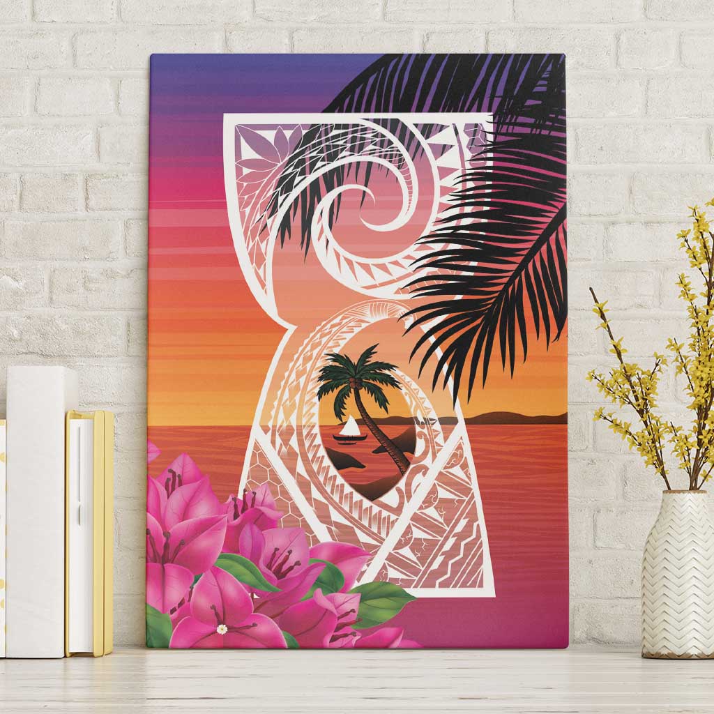 Guam Chamorro Canvas Wall Art Artsy Latte Stone