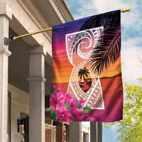 Guam Chamorro Garden Flag Artsy Latte Stone