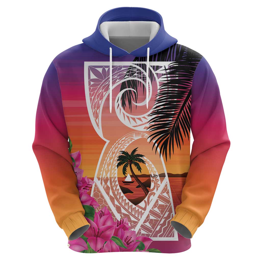 Guam Chamorro Hoodie Artsy Latte Stone