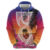 Guam Chamorro Hoodie Artsy Latte Stone