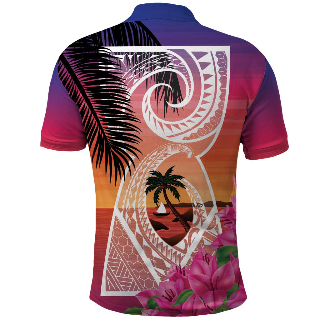 Guam Chamorro Polo Shirt Artsy Latte Stone