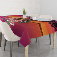 Guam Chamorro Tablecloth Artsy Latte Stone