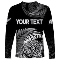 New Zealand Rugby 2023 Long Sleeve Shirt Aotearoa Silver Ferns Champions LT7 - Polynesian Pride