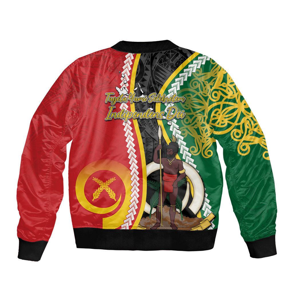 Ni-Vanuatu Indipendens Dei Celebretem Bomber Jacket Yumi Yumi Yumi