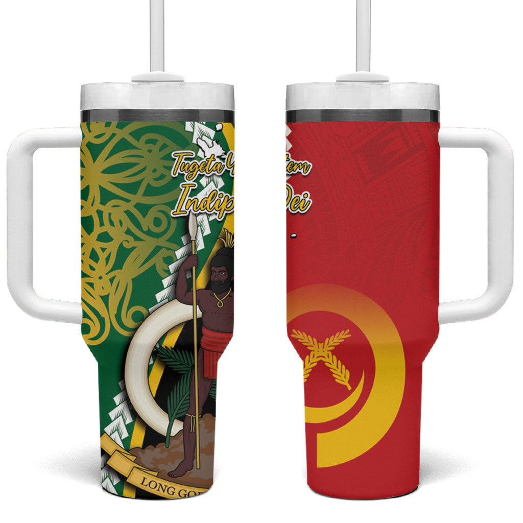 Ni-Vanuatu Indipendens Dei Celebretem Tumbler With Handle Yumi Yumi Yumi