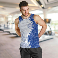 Personalised Queen Victoria School Men Tank Top QVS Old Boys LT7 - Polynesian Pride