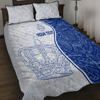 Personalised Queen Victoria School Quilt Bed Set QVS Old Boys LT7 - Polynesian Pride