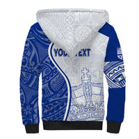 Personalised Queen Victoria School Sherpa Hoodie QVS Old Boys LT7 - Polynesian Pride