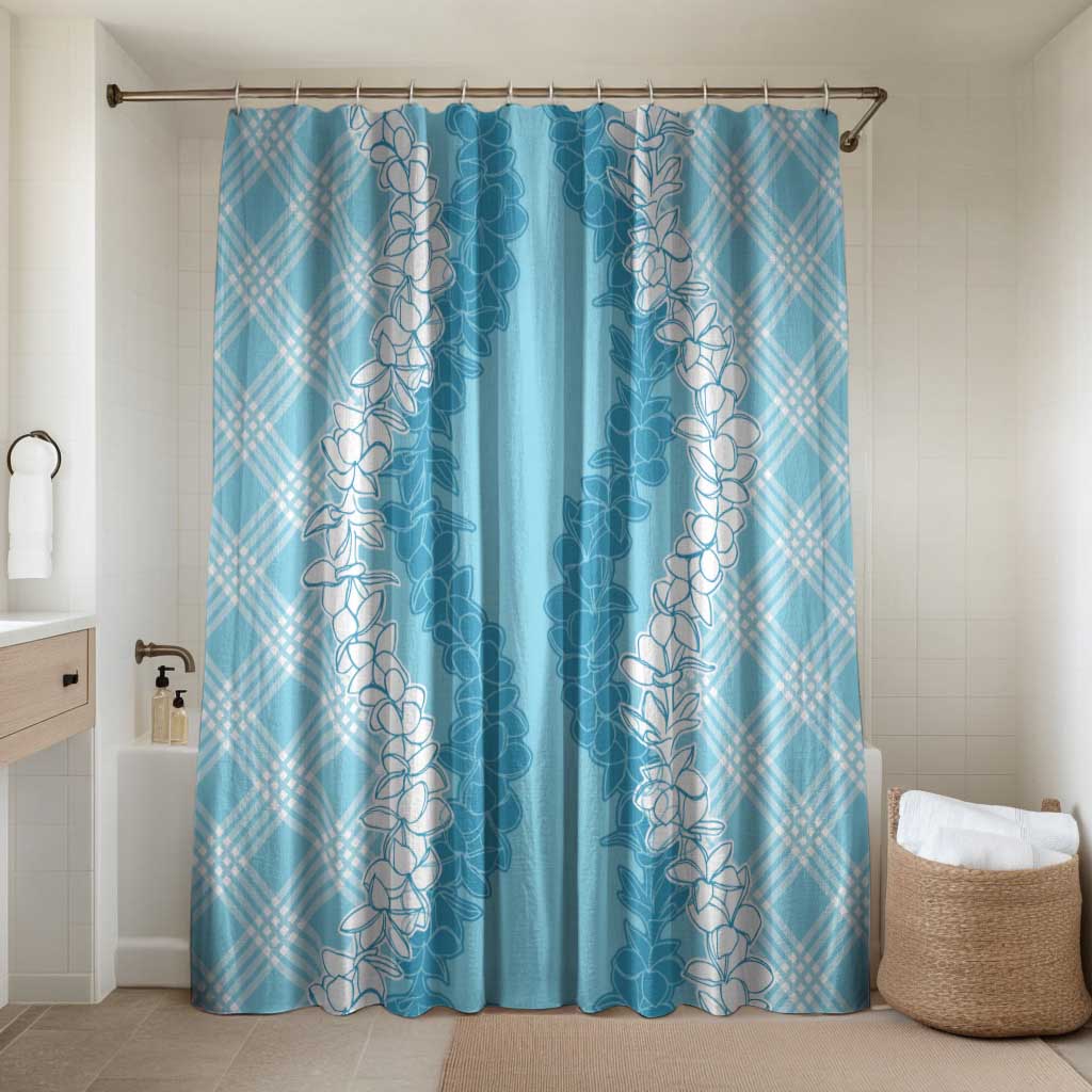 Hawaii Aloha Plumeria Lei Turquoise Palaka Bathroom Set - Polynesian Pride