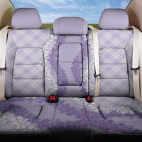 Hawaii Aloha Plumeria Lei Lavender Palaka Back Car Seat Cover - Polynesian Pride