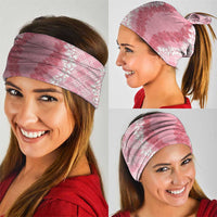 Hawaii Aloha Plumeria Lei Pink Palaka Neck Gaiter - Polynesian Pride