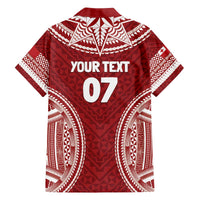 Personalized Mate Maa Tonga Rugby Family Matching Off The Shoulder Long Sleeve Dress and Hawaiian Shirt Ofa Atu Tonga
