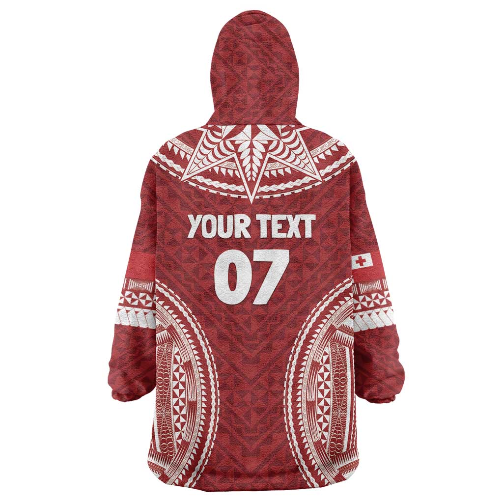 Personalized Mate Maa Tonga Rugby Wearable Blanket Hoodie Ofa Atu Tonga