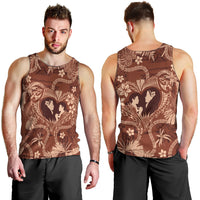 Hawaii Plumeria Men Tank Top Hau'oli la Makuahine Sunburned LT7 - Polynesian Pride