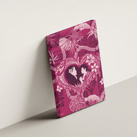 Hawaii Plumeria Canvas Wall Art Hau'oli la Makuahine Rosy LT7 - Polynesian Pride