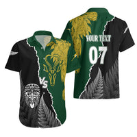 Personalised New Zealand Vs South Africa Rugby Hawaiian Shirt Rivals Dynamics LT7 - Polynesian Pride
