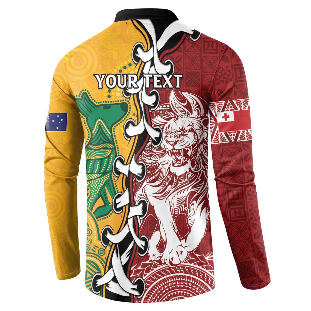 Mate Ma'a Tonga Vs Australia Rugby Personalized Button Sweatshirt Special Mascots