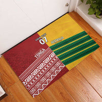 Australia - Tonga Rugby Custom Rubber Doormat Minimalist Dynamic