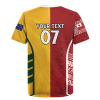 Australia - Tonga Rugby Custom Rugby Jersey Minimalist Dynamic