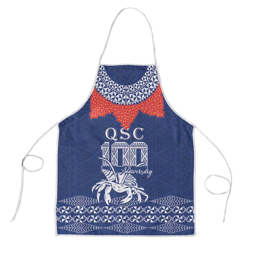 Queen Salote College 100 Years Anniversary Apron Tonga QSC Royal Blue - Polynesian Pride