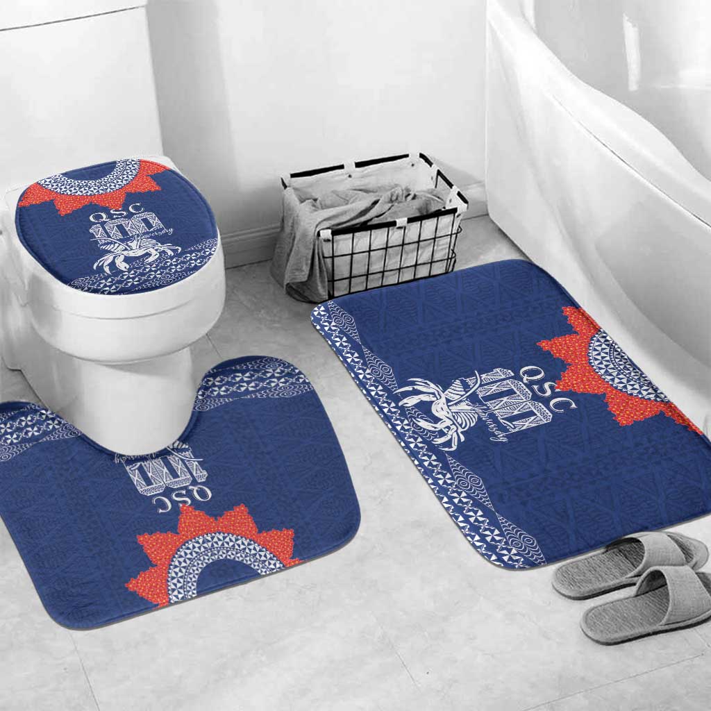 Queen Salote College 100 Years Anniversary Bathroom Set Tonga QSC Royal Blue - Polynesian Pride
