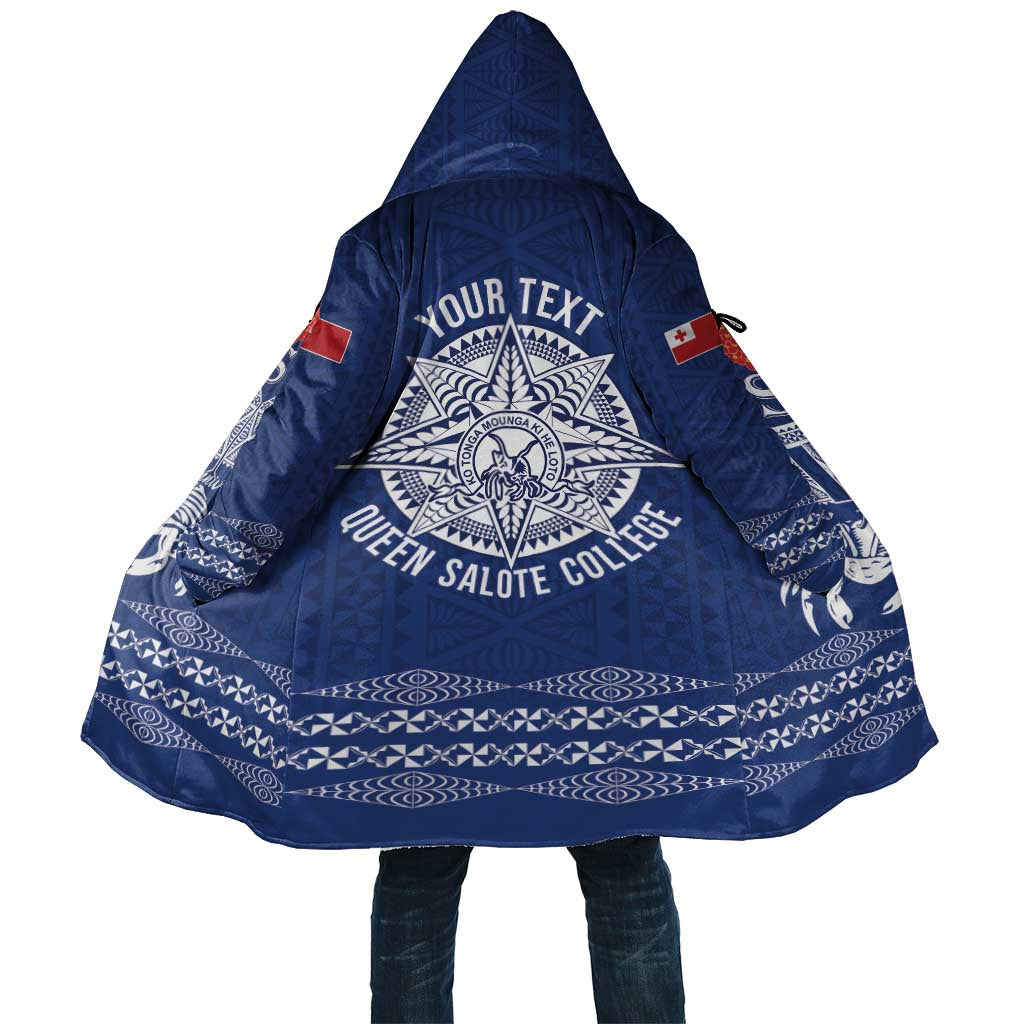 Queen Salote College 100 Years Anniversary Personalized Cloak Tonga QSC Royal Blue - Polynesian Pride