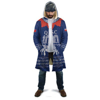 Queen Salote College 100 Years Anniversary Personalized Cloak Tonga QSC Royal Blue - Polynesian Pride