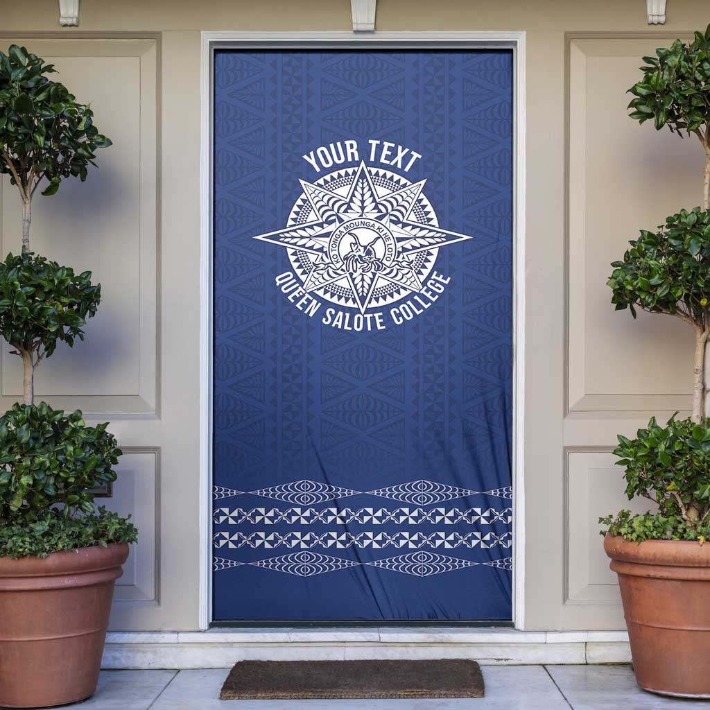 Queen Salote College 100 Years Anniversary Personalized Door Cover Tonga QSC Royal Blue - Polynesian Pride