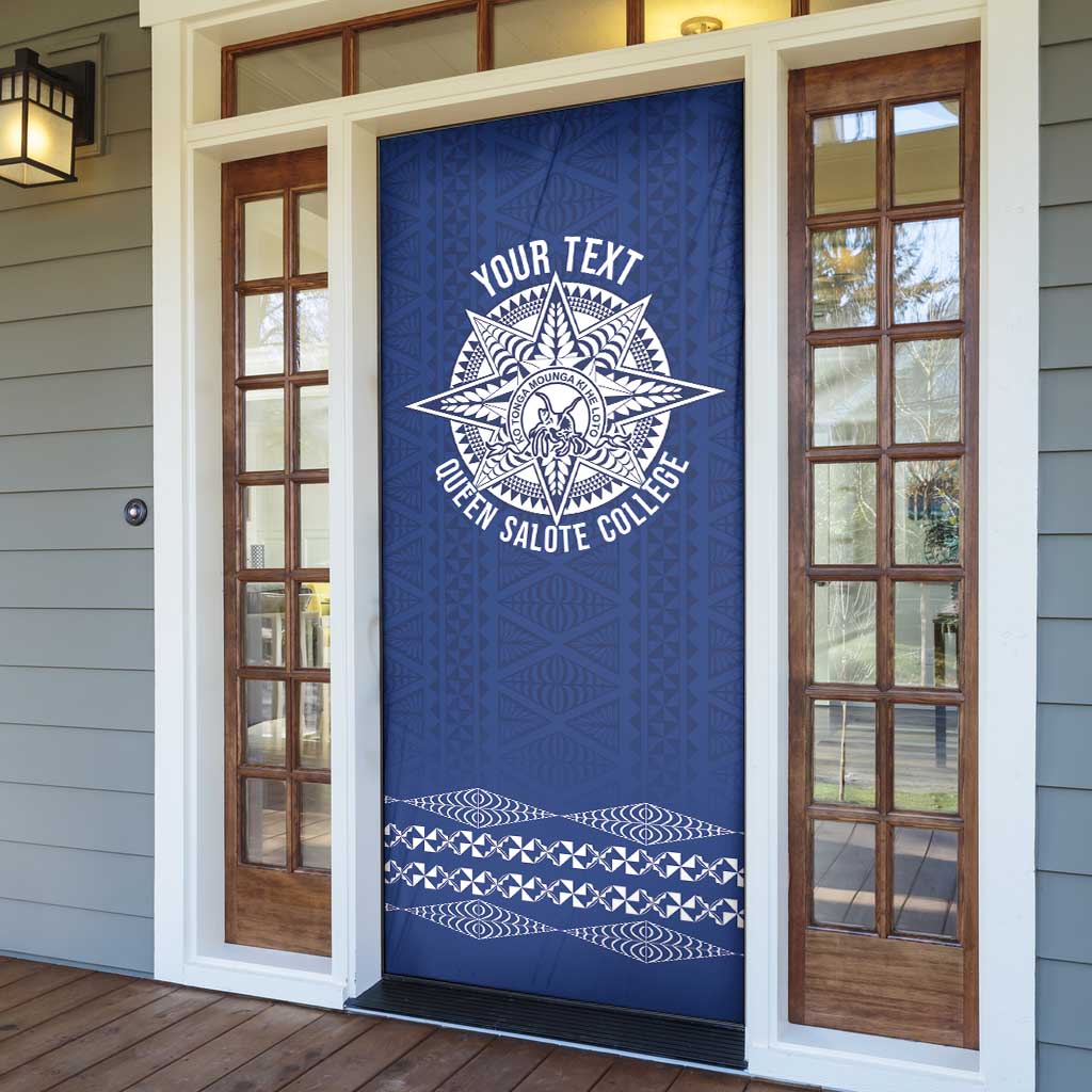 Queen Salote College 100 Years Anniversary Personalized Door Cover Tonga QSC Royal Blue - Polynesian Pride