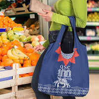 Queen Salote College 100 Years Anniversary Grocery Bag Tonga QSC Royal Blue - Polynesian Pride