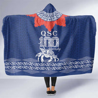 Queen Salote College 100 Years Anniversary Hooded Blanket Tonga QSC Royal Blue - Polynesian Pride
