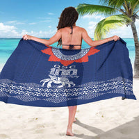 Queen Salote College 100 Years Anniversary Sarong Tonga QSC Royal Blue - Polynesian Pride