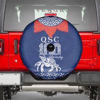 Queen Salote College 100 Years Anniversary Spare Tire Cover Tonga QSC Royal Blue - Polynesian Pride