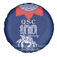 Queen Salote College 100 Years Anniversary Spare Tire Cover Tonga QSC Royal Blue - Polynesian Pride