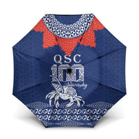 Queen Salote College 100 Years Anniversary Umbrella Tonga QSC Royal Blue - Polynesian Pride
