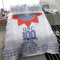 Queen Salote College 100 Years Anniversary Bedding Set Tonga QSC White - Polynesian Pride