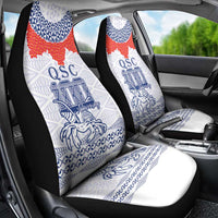 Queen Salote College 100 Years Anniversary Car Seat Cover Tonga QSC White - Polynesian Pride