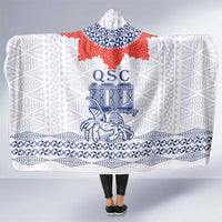 Queen Salote College 100 Years Anniversary Hooded Blanket Tonga QSC White - Polynesian Pride