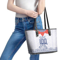 Queen Salote College 100 Years Anniversary Leather Tote Bag Tonga QSC White - Polynesian Pride