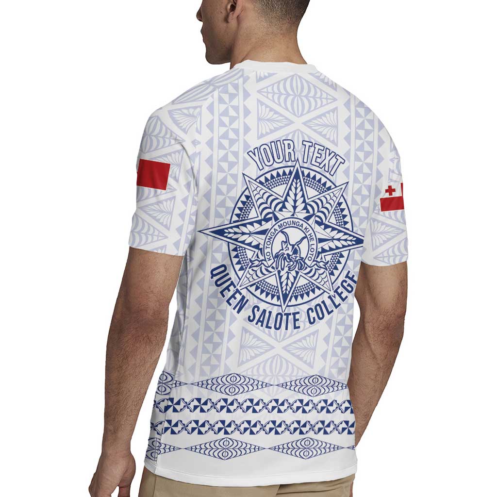 Queen Salote College 100 Years Anniversary Personalized Rugby Jersey Tonga QSC White - Polynesian Pride
