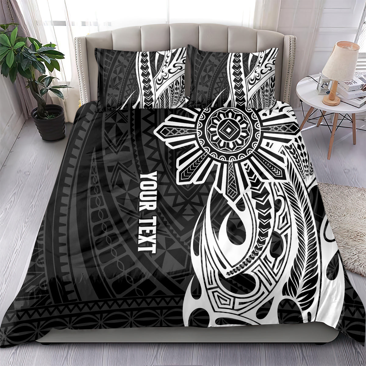 Personalised Philippines Bedding Set Tribal Sun LT7 - Polynesian Pride