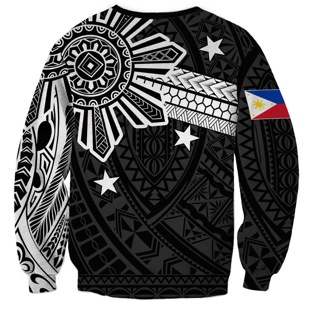 Personalised Philippines Sweatshirt Tribal Sun LT7