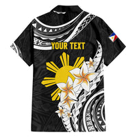 Personalised Philippines Tribal Family Matching Tank Maxi Dress and Hawaiian Shirt Mix Plumeria LT7 - Polynesian Pride