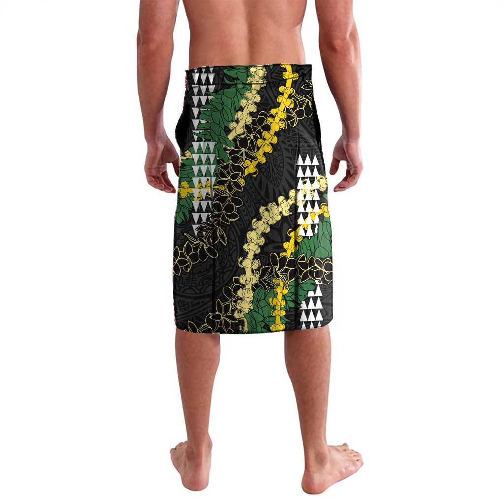 Hawaii Aloha Kakau Lavalava Puakenikeni and Maile Lei Twist