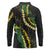 Hawaii Puakenikeni - Maile Lei Long Sleeve Polo Shirt Obsidian Black