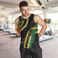 Hawaii Puakenikeni - Maile Lei Men Tank Top Obsidian Black