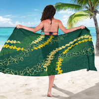 Hawaii Puakenikeni - Maile Lei Sarong Sage Green