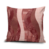 Polynesian Tribal Pattern Patchwork Picturesque Pillow Cover Crimson LT7 Crimson - Polynesian Pride